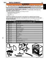 Preview for 45 page of Napoleon NZ6000-1 Installation And Operation Instruction Manual