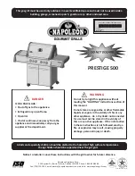 Предварительный просмотр 1 страницы Napoleon PRESTIGE 500 User Manual