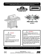 Napoleon PRESTIGE II 450 Installation And Operating Instructions Manual preview