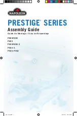 Napoleon PRESTIGE Series Assembly Manual предпросмотр