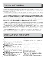Preview for 4 page of Napoleon PRESTIGE V 450 Manual