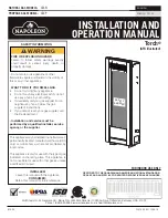 Napoleon TORCH GT8N Installation And Operation Manual preview