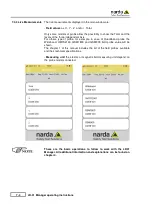 Preview for 122 page of NARDA LR-01 User Manual