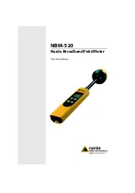 NARDA nbm-520 Operating Manual preview