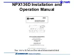 Предварительный просмотр 23 страницы Nat NPX136D Series Manual