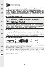 Preview for 42 page of Naterial CAFE II ORIGAMI Instruction Manual