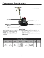 Preview for 4 page of National Flooring Equipment 5274 Operating Manual