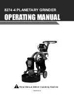 Preview for 1 page of National Flooring Equipment 8274-4 Operating Manual