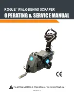 National Flooring Equipment ROGUE Operating & Service Manual preview
