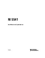 National Instruments 5541 User Manual And Specifications preview
