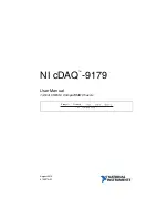 Preview for 2 page of National Instruments cDAQ-9179 User Manual