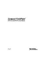 Предварительный просмотр 1 страницы National Instruments Compact FieldPoint cFP-21 Series User Manual