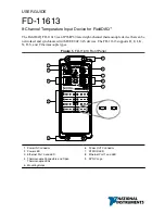Preview for 1 page of National Instruments FD-11613 User Manual