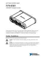 Preview for 1 page of National Instruments IVN-8561 Getting Started Manual