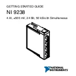 National Instruments NI-9238 Getting Started Manual preview