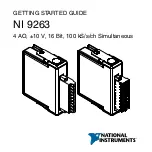 Preview for 2 page of National Instruments NI 9263 Getting Started Manual