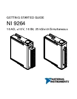 National Instruments NI 9264 Getting Started Manual preview