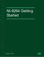 National Instruments NI 9264 Getting Started preview