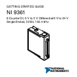 Preview for 2 page of National Instruments NI-9361 Getting Started Manual