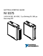 National Instruments NI 9375 Getting Started Manual preview