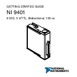 Preview for 2 page of National Instruments NI 9401 Getting Started Manual