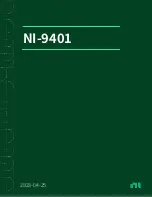 National Instruments NI 9401 Manual preview