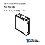 Предварительный просмотр 2 страницы National Instruments NI 9426 Getting Started Manual