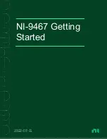 National Instruments NI 9467 Getting Started preview