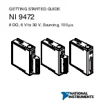 Предварительный просмотр 1 страницы National Instruments NI 9472 Getting Started Manual