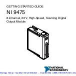 Preview for 2 page of National Instruments NI 9475 Getting Started Manual