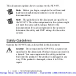 Preview for 3 page of National Instruments NI 9475 Getting Started Manual