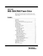 Предварительный просмотр 2 страницы National Instruments NI MID-7604 User Manual