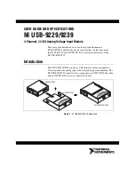 Preview for 1 page of National Instruments NI USB-9229 User Manual