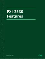 National Instruments PXI-2530 Manual preview