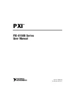 National Instruments PXI-8150B User Manual preview