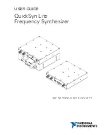 Preview for 1 page of National Instruments QuickSyn Lite User Manual