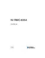 National Instruments RMC-8354 User Manual preview