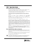 National Instruments SCXI-1000 Quick Start Manual preview