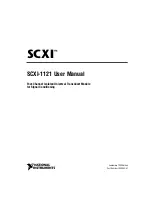 National Instruments SCXI-1121 User Manual предпросмотр