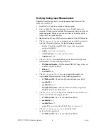 Preview for 6 page of National Instruments SCXI-1141 Calibration Procedure