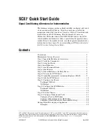 National Instruments SCXI Quick Start Manual preview