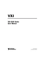 Предварительный просмотр 1 страницы National Instruments VXI-8340 Series User Manual