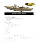 Native Watercraft Mariner Owner'S Manual preview