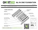 Nature's Sleep GHOSTBED Assembly Instructions предпросмотр