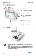 Предварительный просмотр 8 страницы natus Xltek Trex HD Patient Manual