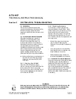 Preview for 64 page of Nautel ATU-HP Technical Instruction Manual