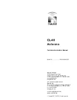Nautel CL40 Technical Instruction Manual preview