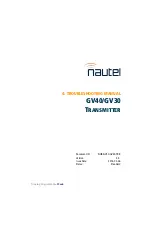 Nautel GV40 Troubleshooting Manual предпросмотр