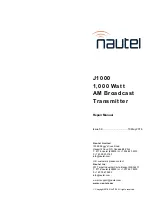 Nautel J1000 Repair Manual предпросмотр