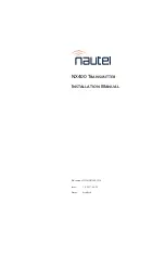 Предварительный просмотр 1 страницы Nautel NX400 Installation Manual